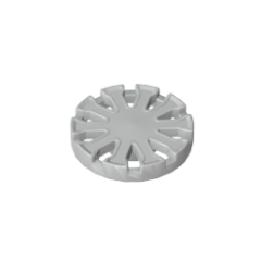 Wheel Cover 10 Spoke T Shape - for Wheel 18976 #18979 Light Bluish Gray Gobricks