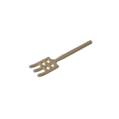 Equipment Pitchfork #4496 Dark Tan Gobricks