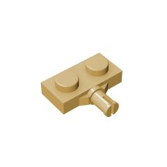 Plate Modified 1 x 2 With Wheel Holder #21445 Tan 1 KG [Black Friday]