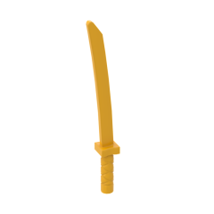 Weapon Sword / Katana / Shamshir with Capped Pommel Square Guard #21459