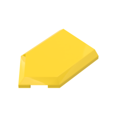 Tile Special 2 x 3 Pentagonal #22385 Yellow