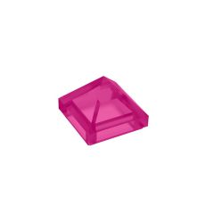 Slope 45 1 x 1 x 2/3 Quadruple Convex #22388 Trans-Dark Pink