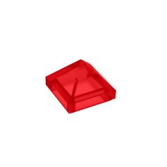 Slope 45 1 x 1 x 2/3 Quadruple Convex #22388 Trans-Red