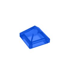 Slope 45 1 x 1 x 2/3 Quadruple Convex #22388 Trans-Dark Blue