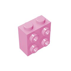 Brick Special 1 x 2 x 1 2/3 with Four Studs on One Side #22885 Bright Pink
