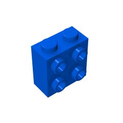 Brick Special 1 x 2 x 1 2/3 with Four Studs on One Side #22885 Blue