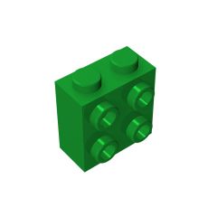 Brick Special 1 x 2 x 1 2/3 with Four Studs on One Side #22885 Green