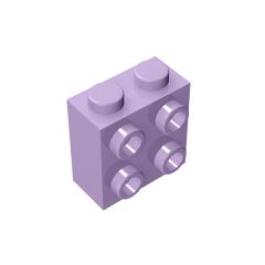 Brick Special 1 x 2 x 1 2/3 with Four Studs on One Side #22885 Lavender