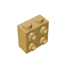 Brick Special 1 x 2 x 1 2/3 with Four Studs on One Side #22885 Tan