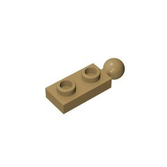 Plate Special 1 x 2 with End Towball #22890 Dark Tan