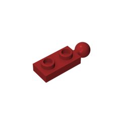 Plate Special 1 x 2 with End Towball #22890 Dark Red