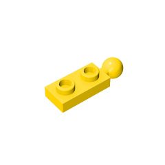 Plate Special 1 x 2 with End Towball #22890 Yellow 1 KG [Black Friday]