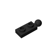 Plate Special 1 x 2 with End Towball #22890 Black