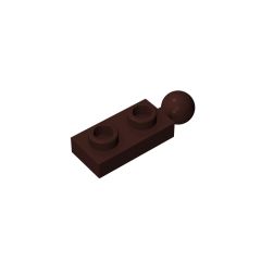 Plate Special 1 x 2 with End Towball #22890 Dark Brown
