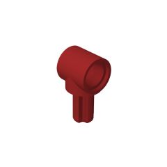 Technic Pin Connector Hub with 1 Axle #22961 Dark Red