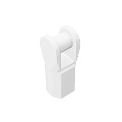 Bar Holder with Hole and Bar Handle #23443 White