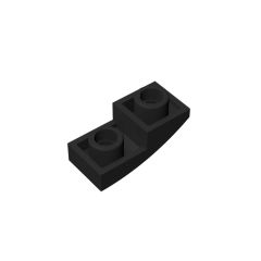 Slope Curved 2 x 1 Inverted #24201 Black 10 pieces