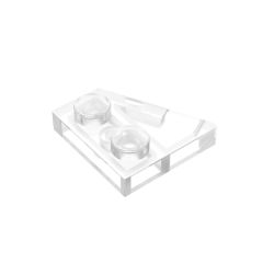 Wedge Plate 2 x 2 Right #24307 Trans-Clear