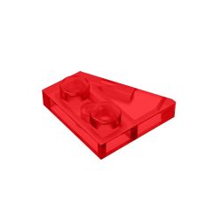 Wedge Plate 2 x 2 Right #24307 Trans-Red