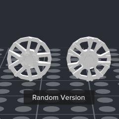 Wheel Cover 10 Spoke  - for Wheel #24308 White