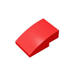 Slope Curved 3 x 2 No Studs #24309 Red