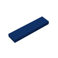 Tile 1 x 4 with Groove #2431 Dark Blue 10 pieces