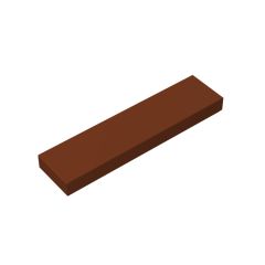 Tile 1 x 4 with Groove #2431 Reddish Brown 1KG