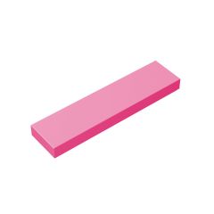 Tile 1 x 4 with Groove #2431 Dark Pink