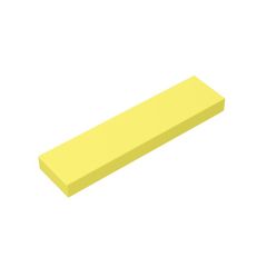 Tile 1 x 4 with Groove #2431 Bright Light Yellow