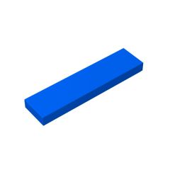 Tile 1 x 4 with Groove #2431 Blue 10 pieces