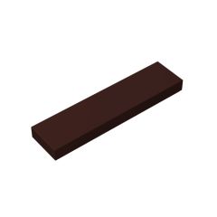 Tile 1 x 4 with Groove #2431 Dark Brown
