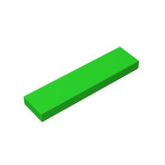 Tile 1 x 4 with Groove #2431 Bright Green