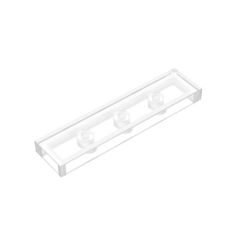 Tile 1 x 4 with Groove #2431 Trans-Clear