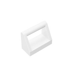 Tile Special 1 x 2 with Handle #2432 White