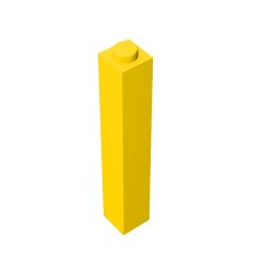 Brick 1 x 1 x 5 #2453 Yellow