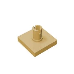 Tile Special 2 x 2 with Top Pin #2460 Tan