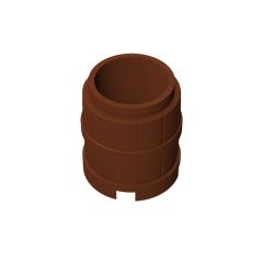 Barrel 2 x 2 x 2 #2489 Reddish Brown 10 pieces