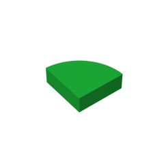 Tile Round 1 x 1 Quarter #25269 Green