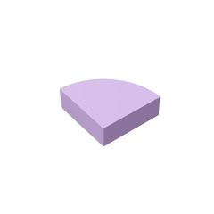 Tile Round 1 x 1 Quarter #25269 Lavender