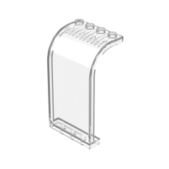 Panel 3 x 4 x 6 Curved Top #2571 Trans-Clear