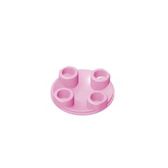 Plate Round 2 x 2 with Rounded Bottom - Boat Stud #2654 Bright Pink