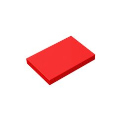 Flat Tile 2 x 3 #26603 Red 10 pieces