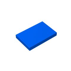 Flat Tile 2 x 3 #26603 Blue 10 pieces