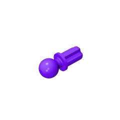 Technic Axle Towball #2736 Dark Purple
