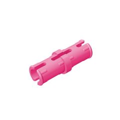 Technic Pin with Friction Ridges Lengthwise and Center Slots #2780 Dark Pink