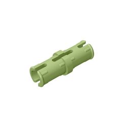 Technic Pin with Friction Ridges Lengthwise and Center Slots #2780 Olive Green
