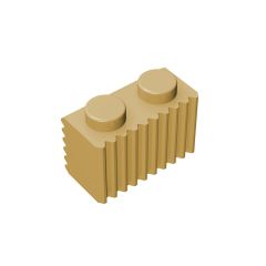 Brick Special 1 x 2 with Grill #2877 Tan 10 pieces
