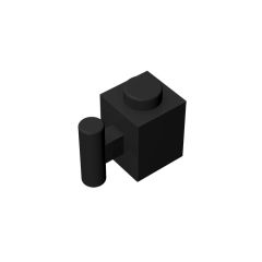 Brick Special 1 x 1 with Handle #2921/28917 Black 10 pieces