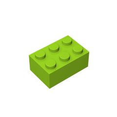 Brick 2 x 3 #3002 Lime