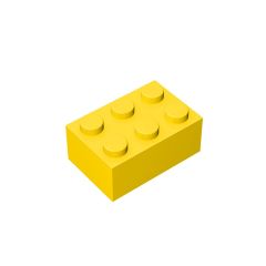 Brick 2 x 3 #3002 Yellow